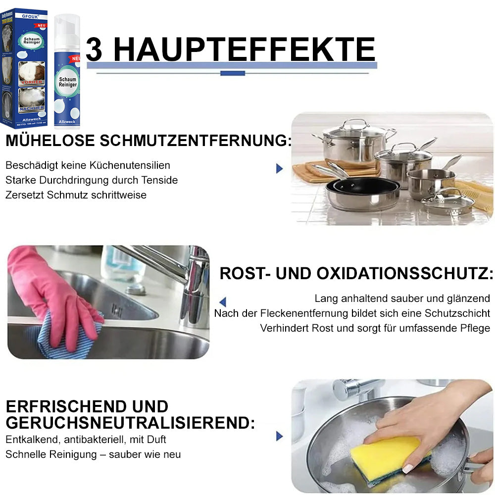 🆙🛠️Hochwirksames Fettlöser-Schaumspray