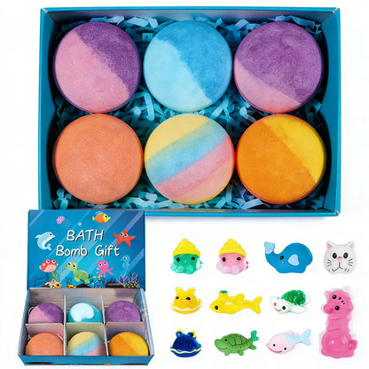 🛁🧚‍♀️Badebomben-Geschenkset für Kinder – Verwandelt jedes Bad in ein magisches Abenteuer🎁
