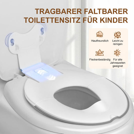 🧒🌟Faltbarer Kinder-Toilettensitz – Tragbar & Ideal für Reisen