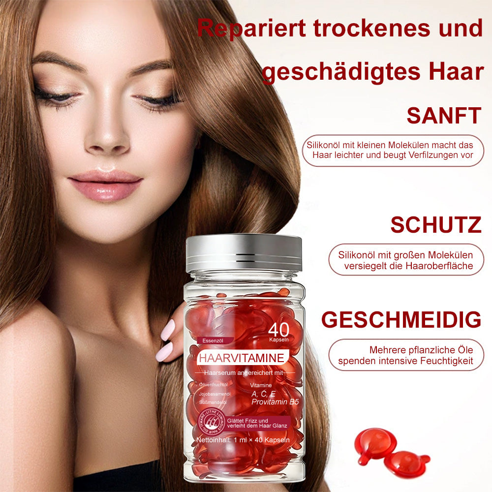 ⬆️✨ Haar-Vitamin-Öl-Kapseln – Leichte Leave-in Pflege mit Argan-, Macadamia- & Avocadoöl