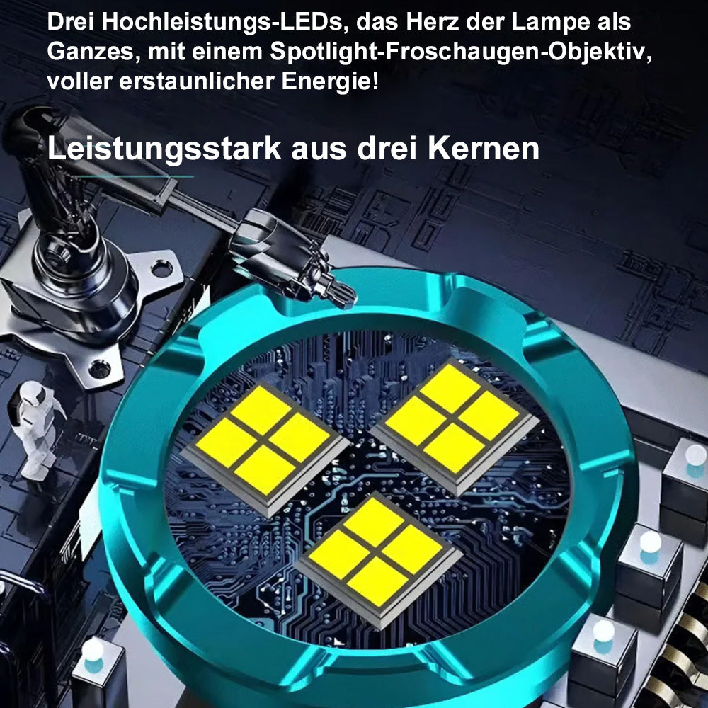 ✨ Three-Eyed Monster Mini Taschenlampe🔦 – Ultrastark, kompakt & wiederaufladbar 🔥