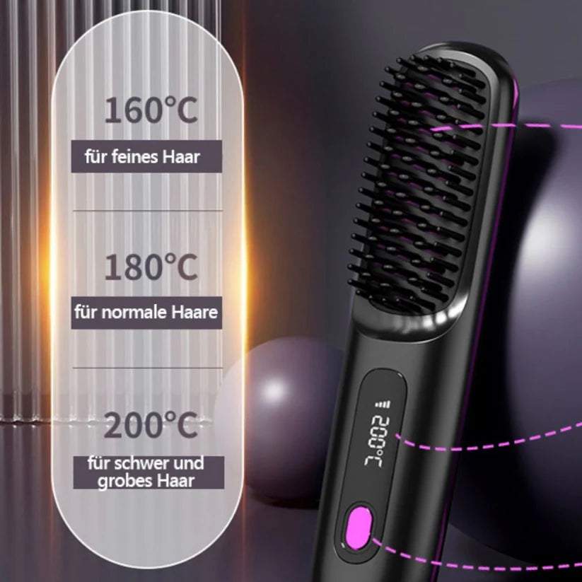 🪮⚡🔥 Die erste intelligente Stylingbürste für kurzes Haar – präzise, sicher & mühelos