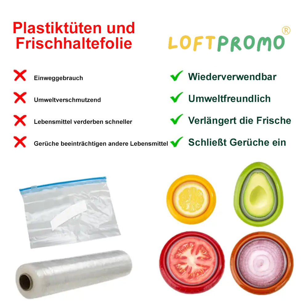 🥦Silikon-Aufbewahrungsbox für Obst & Gemüse – Hält Ihre Lebensmittel länger frisch