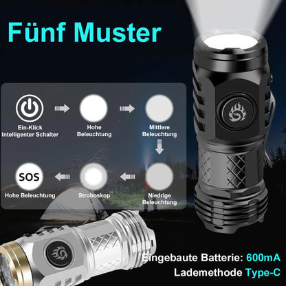 ✨ Three-Eyed Monster Mini Taschenlampe🔦 – Ultrastark, kompakt & wiederaufladbar 🔥