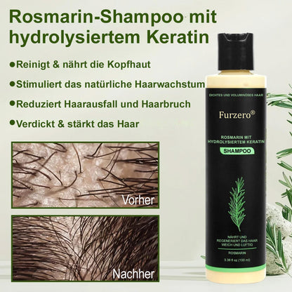 🔥LETZTER TAG 50% RABATT - ✨Furzero® Rosmarin-Shampoo mit hydrolysiertem Keratin
