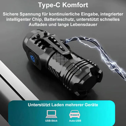 ✨ Three-Eyed Monster Mini Taschenlampe🔦 – Ultrastark, kompakt & wiederaufladbar 🔥