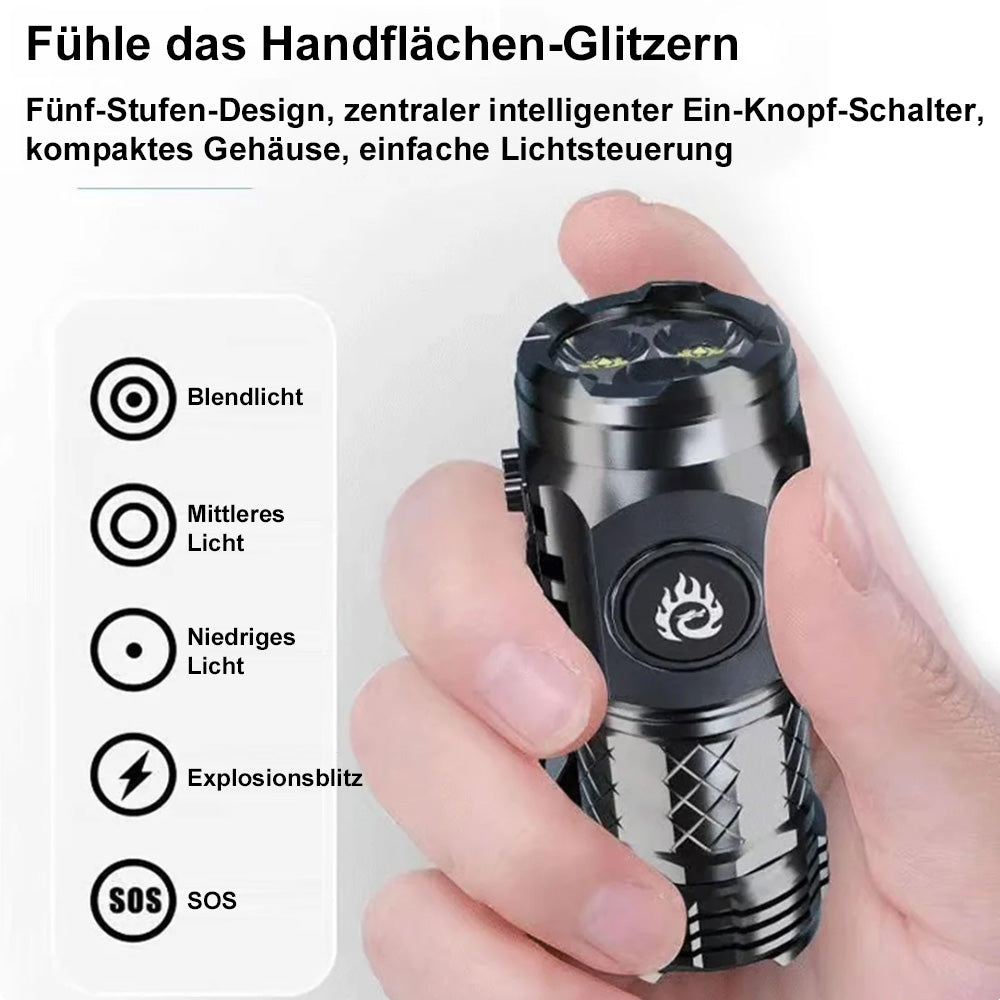 ✨ Three-Eyed Monster Mini Taschenlampe🔦 – Ultrastark, kompakt & wiederaufladbar 🔥